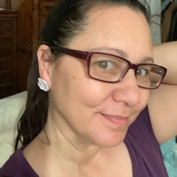 Lavender Clay Earrings - Picture 8 of 8